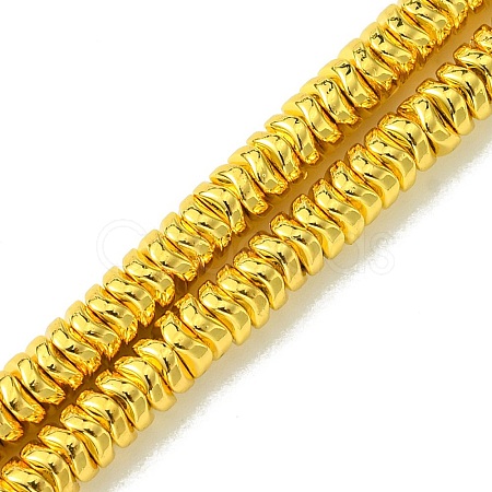 Electroplated Synthetic Non-Magnetic Hematite Beads Strands G-H020-F01-02-1