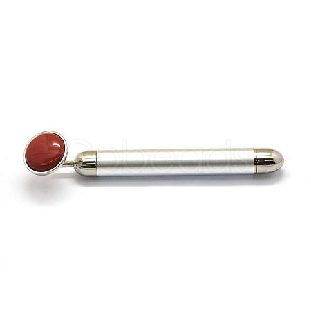 Natural Red Jasper Electric Massage Sticks G-E515-13L-1