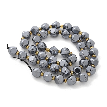 Terahertz Stone Round Beads Strands G-R002-01C-1