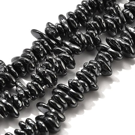 Synthetic Non-magnetic Hematite Beads Strands G-L613-H01-01-1