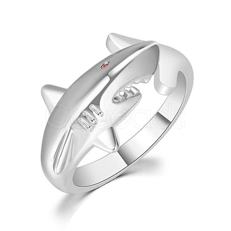 Brass Rhinestone Cuff Open Rings WG3D993-01-1