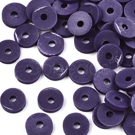Handmade Polymer Clay Beads CLAY-Q251-8.0mm-46-1