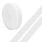 10 Yards Elastic Heart Lace Band, Garment Accessories, White, 21mm, about 10.00 Yards(9.14m)/Strand