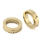 Ion Plating(IP) 304 Stainless Steel Other Rhinestone Settings, Ring, Real 14K Gold Plated, 10x2.5mm, Hole: 7mm