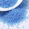 MIYUKI Delica Beads, Cylinder, Japanese Seed Beads, 11/0, (DB1229) Transparent Ocean Blue Luster, 1.3x1.6mm, Hole: 0.8mm, about 2000pcs/10g