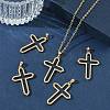 SHEGRACE Brass Micro Pave Cubic Zirconia Pendants XGRQ3D588-484G-5