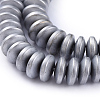 Electroplate Non-magnetic Synthetic Hematite Heishi Beads Strands G-M007-20C-3
