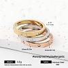 304 Stainless Steel Rhinestone Finger Rings for Women ON2789-1-1