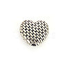 Heart Tibetan Style Alloy Beads TIBEB-ZN-26399-AS-RS-1