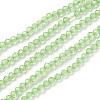Transparent Glass Beads Strands GLAA-F094-A20-1