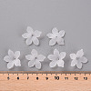 Frosted Acrylic Bead Caps X-MACR-S371-05A-701-4