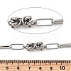 304 Stainless Steel Figaro Chains CHS-K024-08P-2
