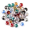 Transparent Electroplate Glass Beads Strands EGLA-YWC0001-6mm-02-2