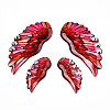 Epoxy Resin Wing Pendants FIND-N005-64E-1