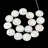 Plating Natural Freshwater Shell Beads Strands SHEL-N026-225A-2