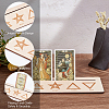 Gorgecraft 2 Sets 2 Style Wooden Tarot Card Stand Holder DJEW-GF0001-46D-02-3