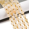 Heated Natural Citrine Beads Strands G-C171-D02-02-2