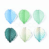 Spray Painted Glass Pendants GLAA-N042-004-2