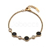 Ion Plating(IP) 304 Stainless Steel Link Bracelets BJEW-P345-10G-03-4
