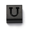 Ion Plating(IP) 304 Stainless Steel Square Slide Charms STAS-L132-09U-B-1