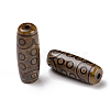 Tibetan Style dZi Beads X-TDZI-E004-06-1