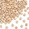 156Pcs 26 Styles Wood European Beads WOOD-SC0002-29-1