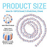 2Strands Handmade Lampwork Beads Strands BLOW-TADJ0001-01C-4