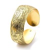 Alloy Wide Open Cuff Bangle for Women BJEW-G662-01C-AG-1