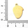304 Stainless Steel Fruit Enamel Pendants STAS-G362-04G-02-3