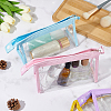 4Pcs 4 Colors Plastic Makeup Storage Bag ABAG-AN0001-02-7