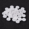 2-Hole Flat Round Resin Sewing Buttons for Costume Design BUTT-E119-36L-19-1
