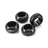 Frosted 201 Stainless Steel European Beads STAS-B020-13EB-1