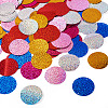 150Pcs PVC Paillette/Sequin Links PVC-TA0001-07A-3