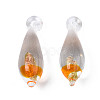 Handmade Gold Sand Lampwork Pendants LAMP-S194-023B-2