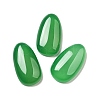 Natural Green Onyx Agate(Dyed and Heated) Cabochons G-Q018-06A-1