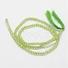Natural Peridot Bead Strands G-P271-3mm-12-3