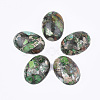 Synthetic Gold Line Regalite/Imperial Jasper/Sea Sediment Jasper Cabochons G-S329-079B-1