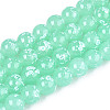 Baking Paint Glass Beads Strands DGLA-N015-10mm-07-1