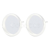 304 Stainless Steel Stud Earring Settings STAS-H436-20C-G01-1