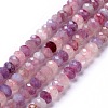 Natural Plum Blossom Tourmaline Beads Strands X-G-G991-B02-1