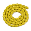 Opaque Solid Color Beads Strands EGLA-N013-P4mm-D06-2