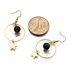 3Pairs Natural Tiger Eye Dangle Earrings EJEW-TA00656-4