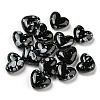 Spray Painted Opaque Acrylic Beads MACR-K350-05B-1