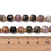 Natural Multicolor Tourmaline Beads Strands GG-CBAC972-A03-01-4