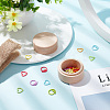 36Pcs 3 Styles Ring & Heart & Triangle Alloy Locking Stitch Marker TOOL-BC0002-27-5