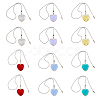 Faceted Glass Ceiling Fan Pull Chain Extenders AJEW-PH01446-1