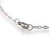 Tarnish Resistant 304 Stainless Steel Charm Bracelets BJEW-G596-13P-3