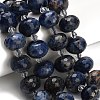 Natural Sodalite Beads Strands G-L642-I10-18x13mm-1