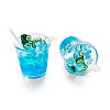 Transparent Resin Big Pendants LS-RESI-TAC0019-04F-2