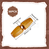 50Pcs 1-Hole Wood Buttons BUTT-UN0001-27B-3